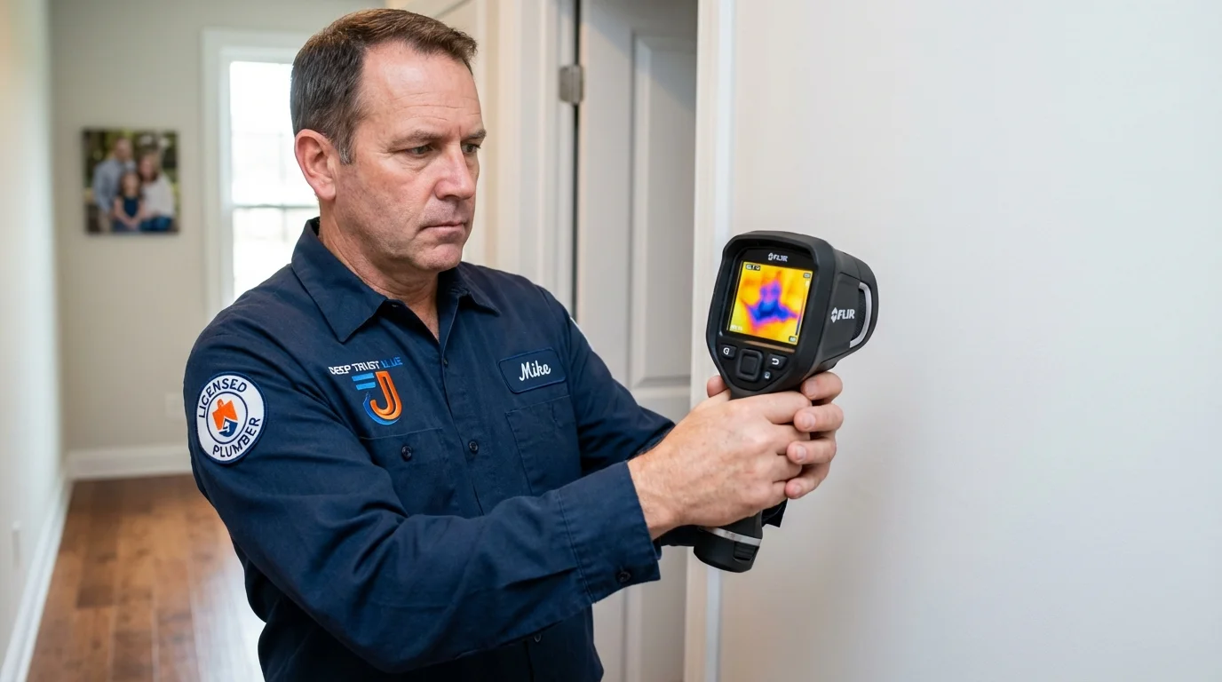 Thermal imaging leak detection by Johns Plumbing LLC in Goodman